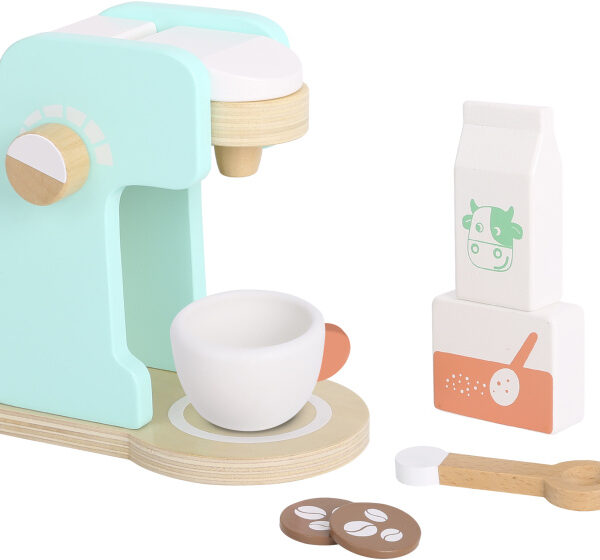 Tooky Toy Houten Koffiezetapparaat met Accessoires 7-delig